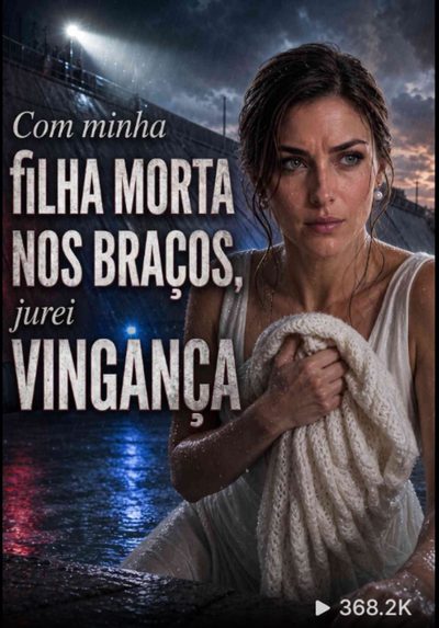 Capa da minisserie Com Minha Filha Morta nos Braços, Jurei Vingança