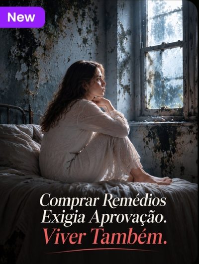 Capa da minisserie Comprar Remédios Exigia Aprovação. Viver Também