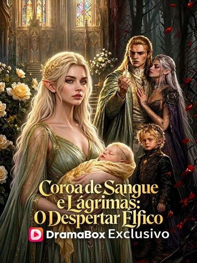 Capa da minisserie Coroa de Sangue e Lágrimas: o Despertar Élfico