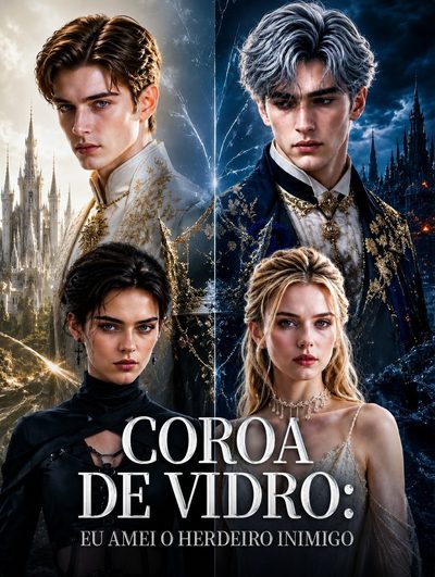 Capa da minisserie Coroa de Vidro: Eu Amei o Herdeiro Inimigo