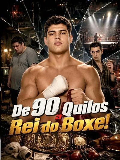 Capa da minisserie De 90 Quilos a Rei do Boxe!