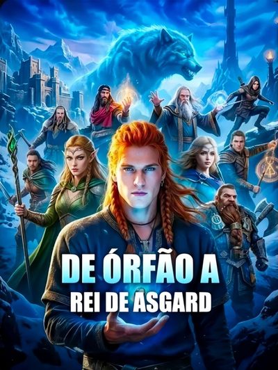 Capa da minisserie De Orfão a Rei de Asgard