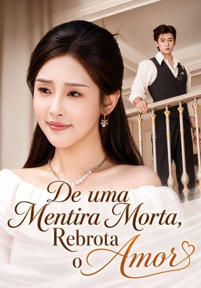 Capa da minisserie De uma Mentira Morta,rebrota o Amor