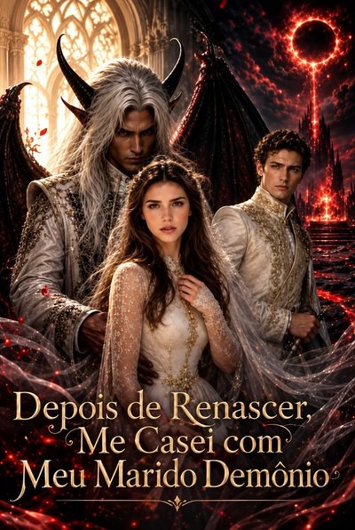 Capa da minisserie Depois de Renascer Me Casei com Meu Marido Demônio -