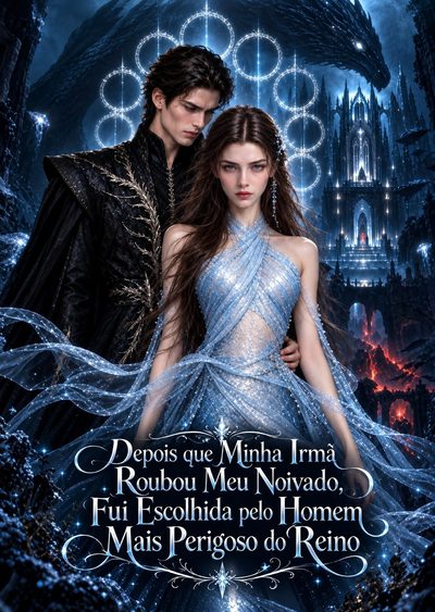 Capa da minisserie Depois que Minha Irmã Roubou Meu Noivado, Fui Escolhida Pelo Homem Mais Perigoso do Reino -