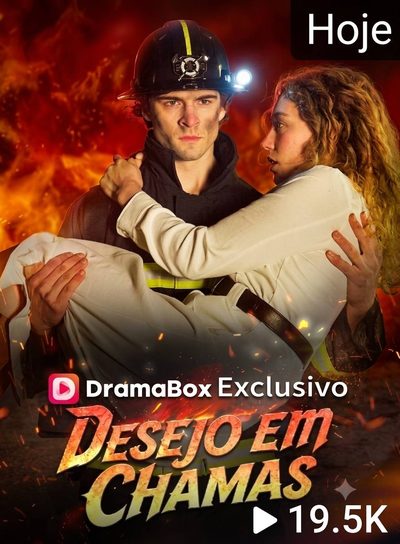 Capa da minisserie Desejo em Chamas