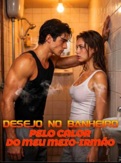 Capa da minisserie Desejo no Banheiro Pelo Calor do Meu Meio-irmão