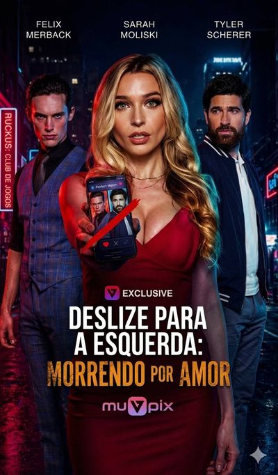 Capa da minisserie Deslize para a Esquerda: Morrendo por Amor