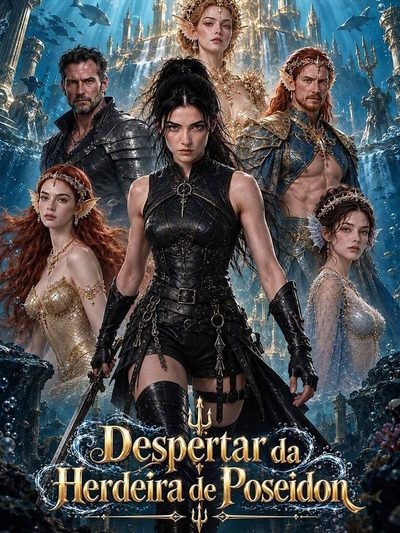 Capa da minisserie Despertar da Herdeira de Poseidon