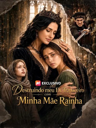 Capa da minisserie Destruindo Meu Ex Trapaceiro com Minha Mãe Rainha