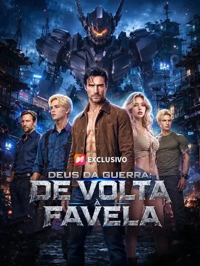 Capa da minisserie Deus da Guerra, de Volta à Favela