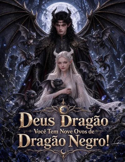 Capa da minisserie Deus Dragão Você Tem Nove Ovos de Dragão Negro