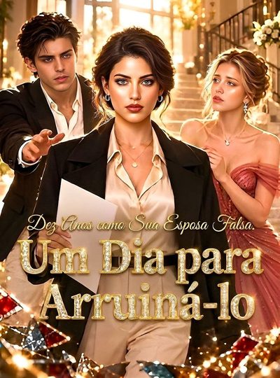 Capa da minisserie Dez Anos Como Sua Esposa Falsa, Um Dia para Arruiná-lo (final Aberto)