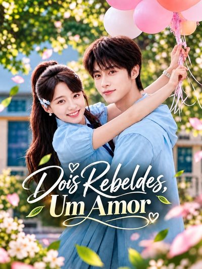 Capa da minisserie Dois Rebeldes, Um Amor