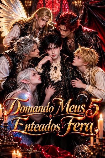 Capa da minisserie Domando Meus 5 Enteados Fera