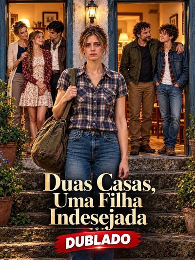 Capa da minisserie Duas Casas, uma Filha Indesejada