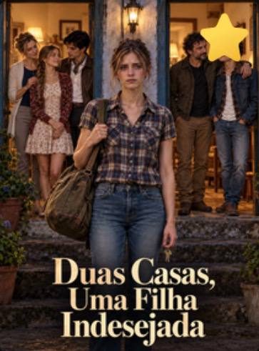 Capa da minisserie Duas Casas, uma Filha Indesejada -