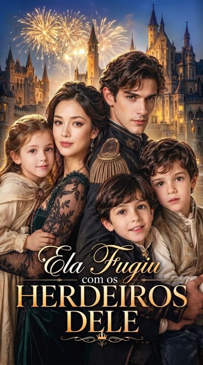 Capa da minisserie Ela Fugiu com os Herdeiros Dele
