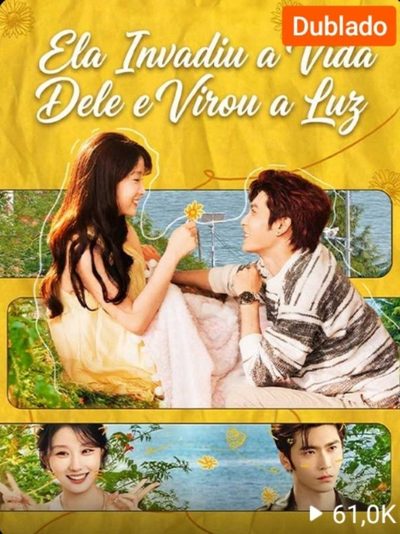 Capa da minisserie Ela Invadiu a Vida Dele e Virou a Luz