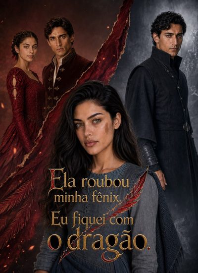 Capa da minisserie Ela Roubou Minha Fênix Eu Fiquei com o Dragão