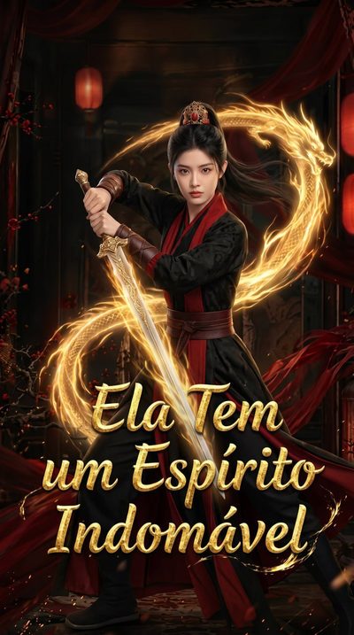 Capa da minisserie Ela Tem Um Espírito Indomável