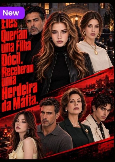 Capa da minisserie Eles Queriam uma Filha Dócil, Receberam uma Herdeira da Máfia