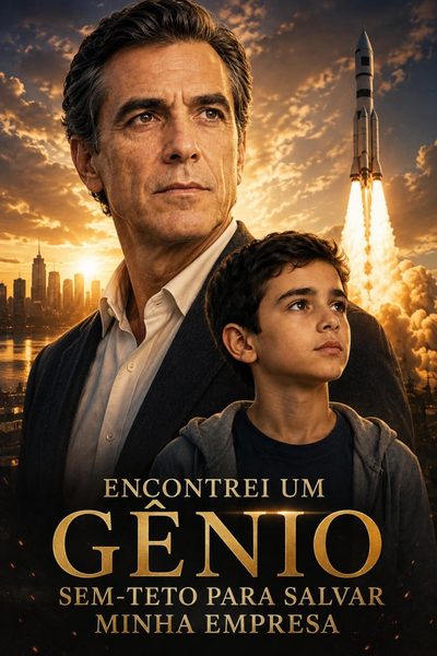 Capa da minisserie Encontrei Um Gênio Sem-teto para Salvar Minha Empresa -