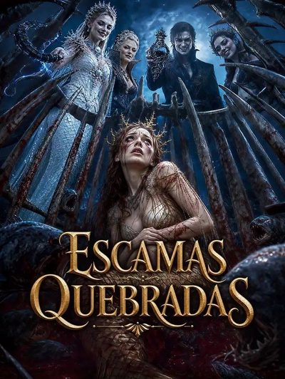 Capa da minisserie Escamas Quebradas -