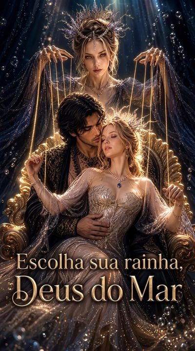 Capa da minisserie Escolha Sua Rainha, Deus do Mar