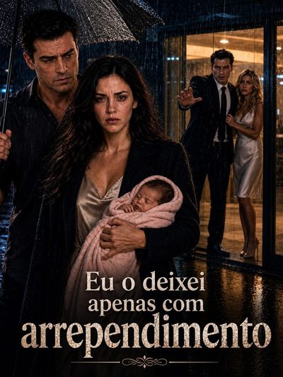 Capa da minisserie Eu o Deixei Apenas com o Arrependimento