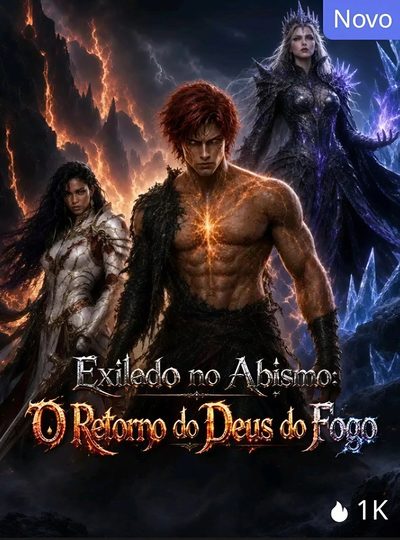 Capa da minisserie Exilado no Abismo do Deus do Fogo