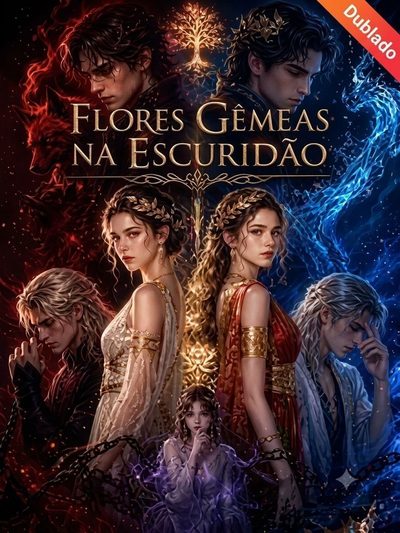 Capa da minisserie Flores Gêmeas na Escuridão dublado