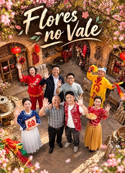 Capa da minisserie Flores no Vale