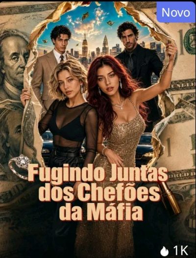 Capa da minisserie Fugindo Juntas dos Chefões da Máfia