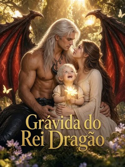 Capa da minisserie Grávida do Rei Dragão Me Rejeite, Rei Dragão