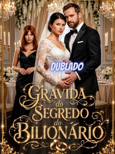 Capa da minisserie Grávida do Segredo do Bilionário