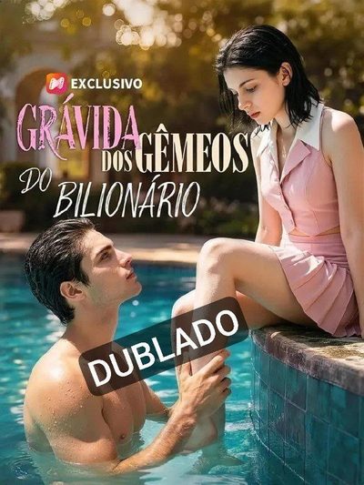 Capa da minisserie Grávida dos Gêmeos do Bilionário dublado