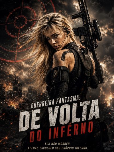 Capa da minisserie Guerreira Fantasma: de Volta do Inferno Back From Hell