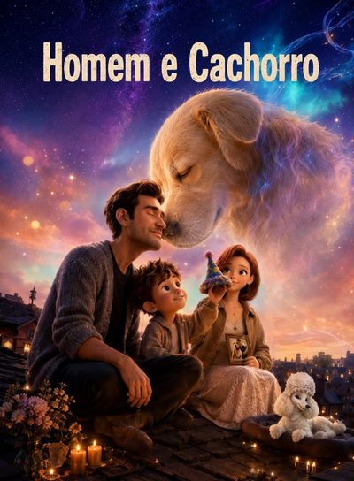 Capa da minisserie Homem e Cachorro