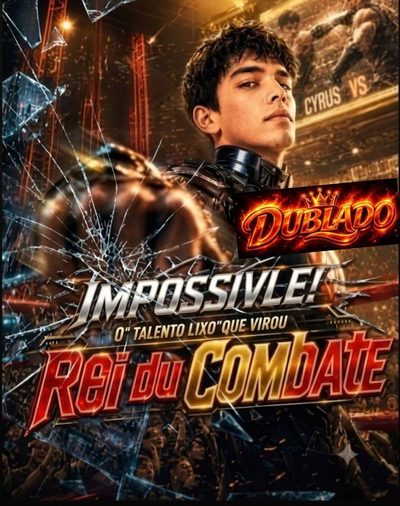 Capa da minisserie Impossível o Talento Lixo que Virou Rei do Combate dublado
