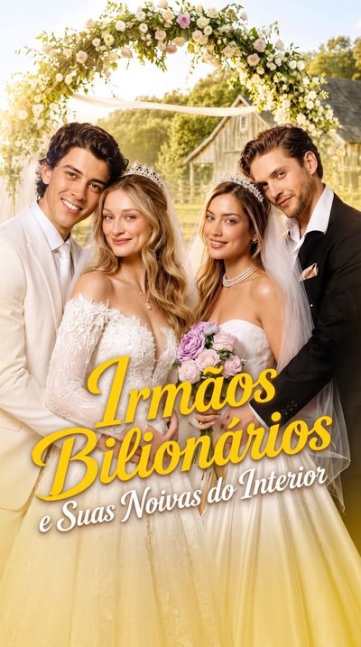 Capa da minisserie Irmãos Bilionários e Suas Noivas do Interior