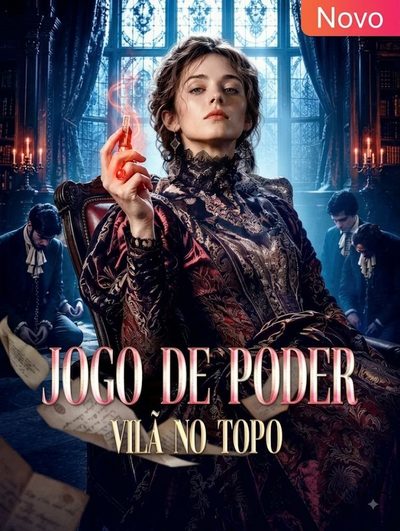 Capa da minisserie Jogo de Poder Vilã no Topo