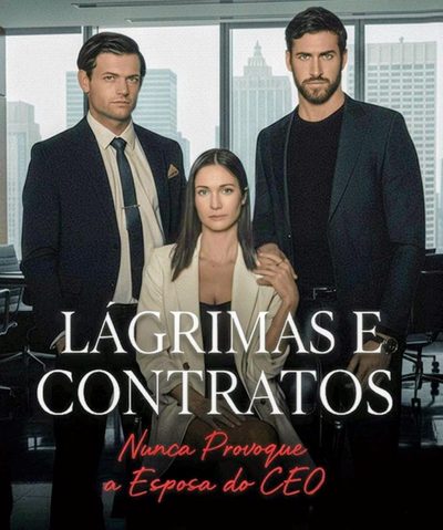 Capa da minisserie Lágrimas e Contratos Nunca Provoque a Esposa do Ceo