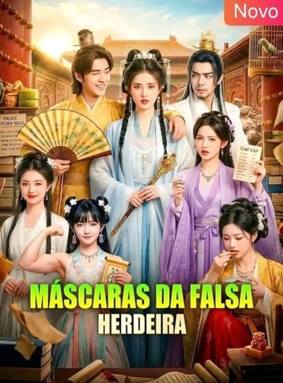 Capa da minisserie Máscaras da Falsa Herdeira