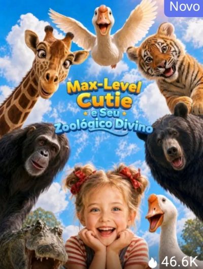 Capa da minisserie Max-level Cutie e Seu Zoológico Divino