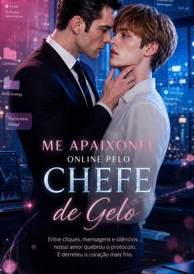 Capa da minisserie Me Apaixonei Online Pelo Chefe de Gelo Lgbt