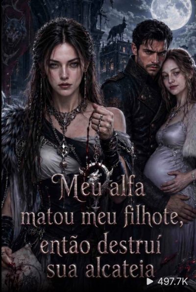 Capa da minisserie Meu Alfa Matou Meu Filhote, Então Destruí Sua Alcateia