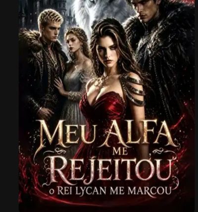 Capa da minisserie Meu Alfa Me Rejeitou , o Rei Lycan Me Marcou