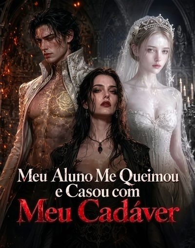 Capa da minisserie Meu Aluno Me Queimou e Casou com Meu Cadáver