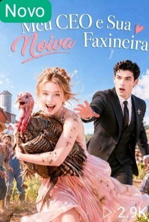 Capa da minisserie Meu Ceo e Sua Noiva Faxineira